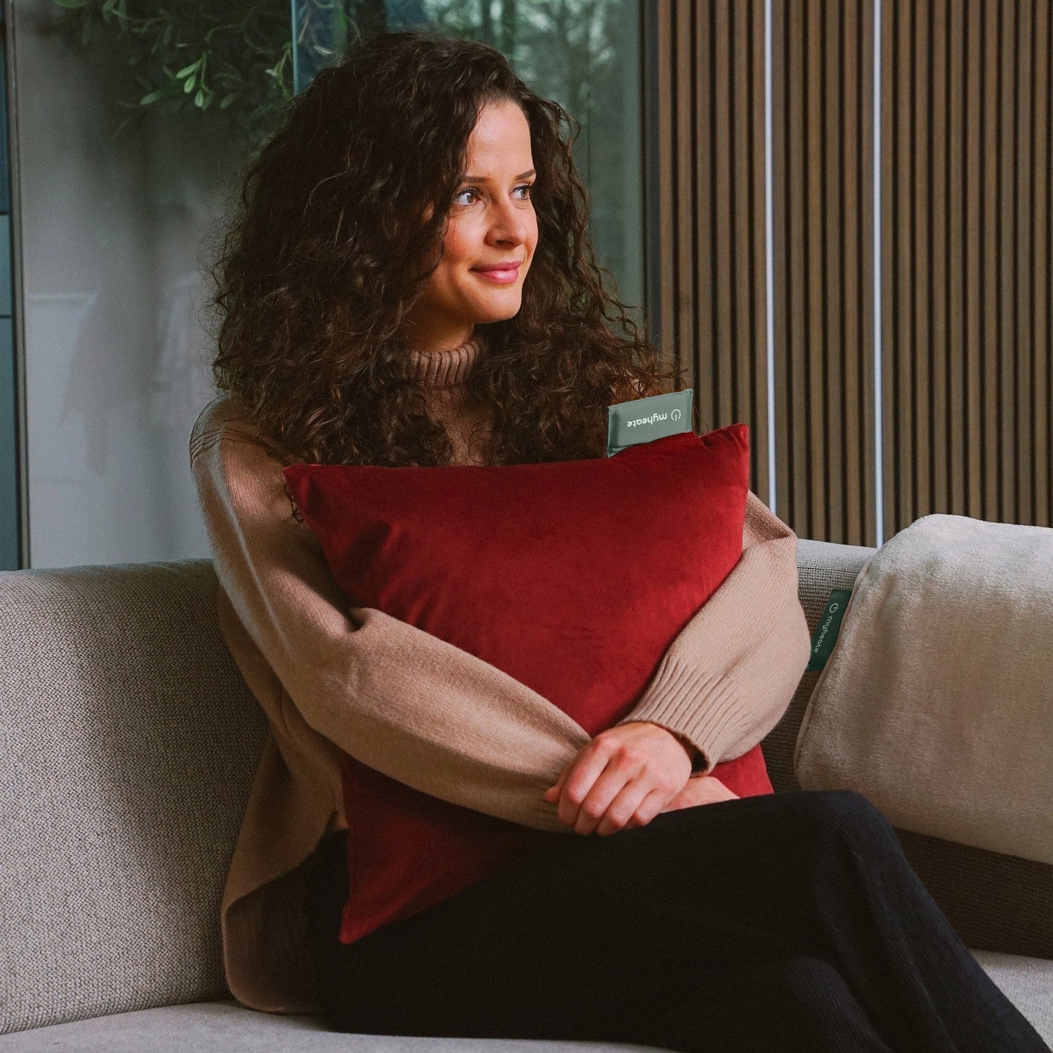 Heated cushion - Velvet