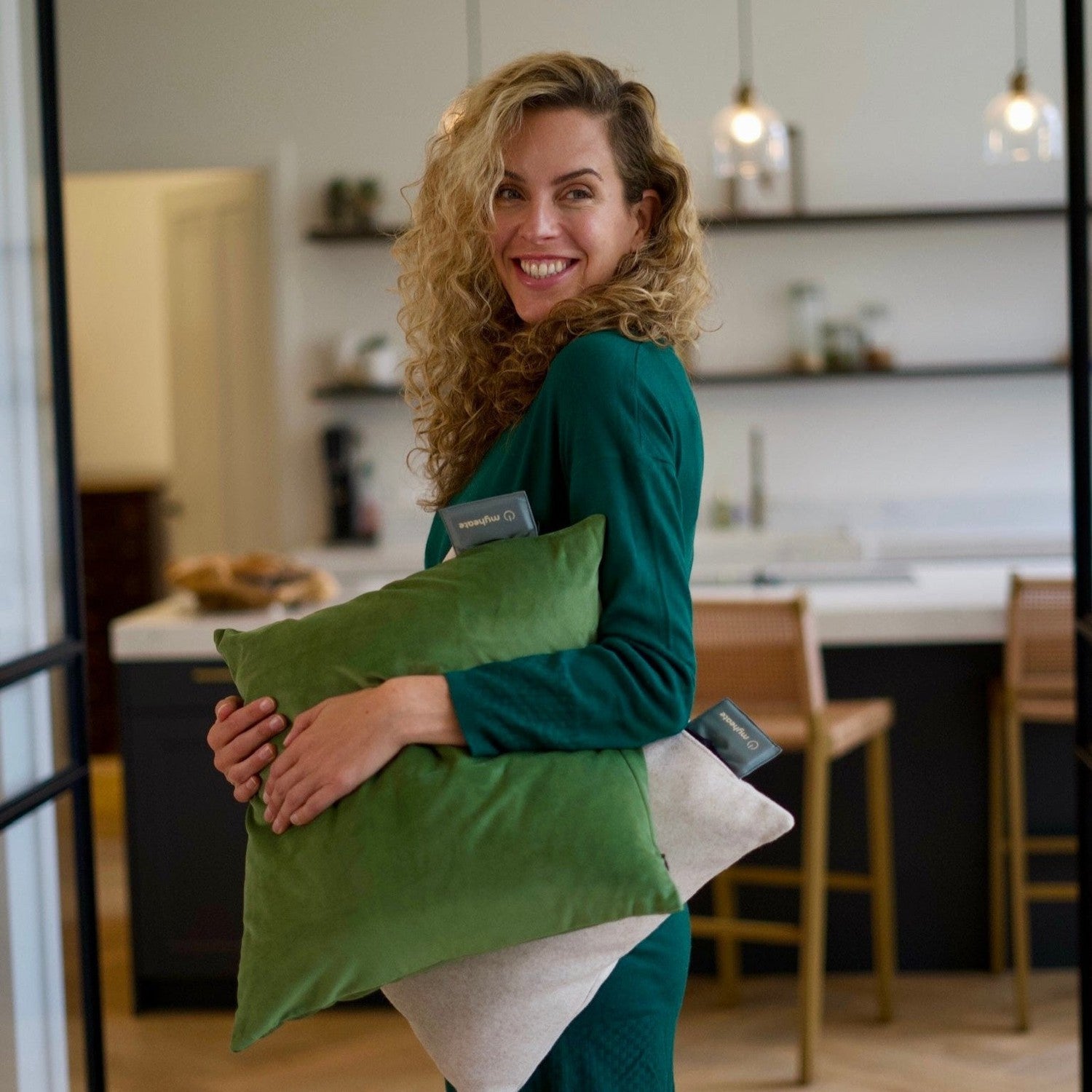 Heated cushion - Velvet